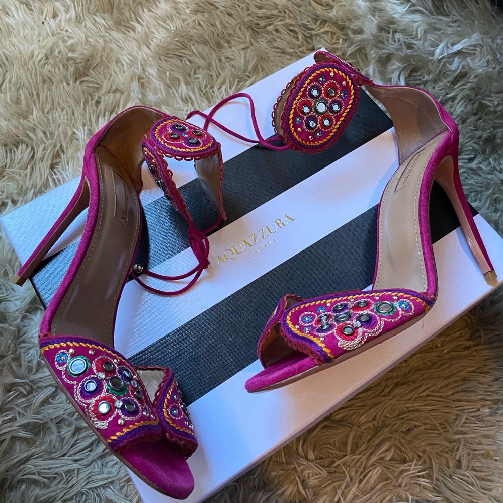 Womens Aquazzura Jaipur Heels